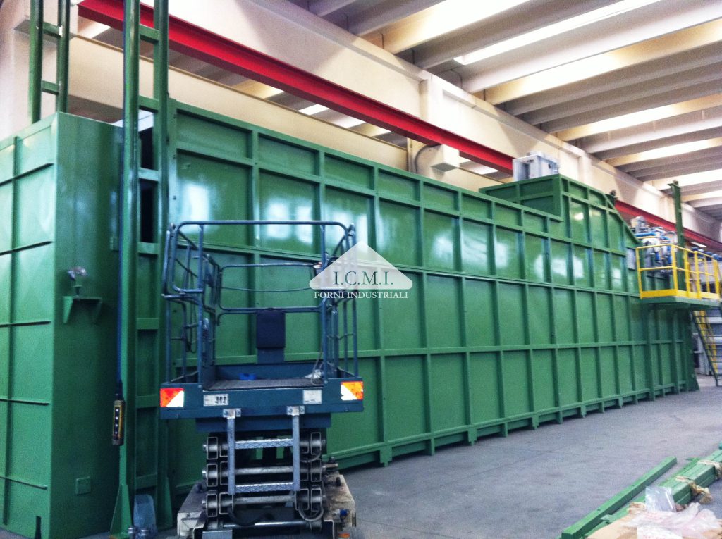 Ageing furnace for aluminium extrusions